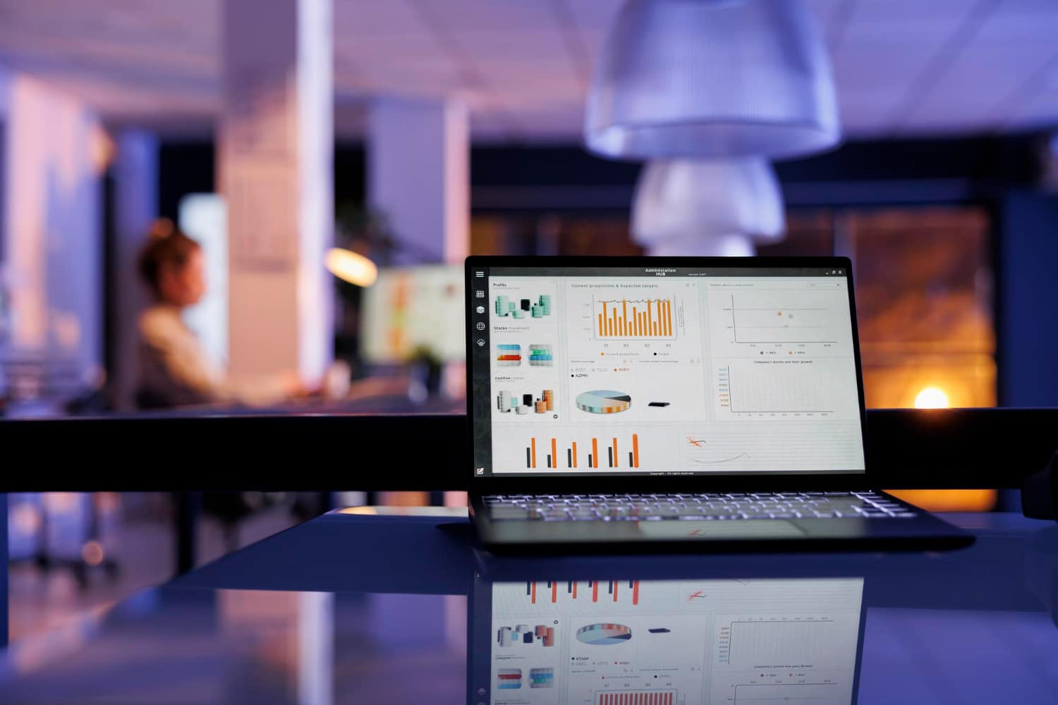 notebook s analytikou